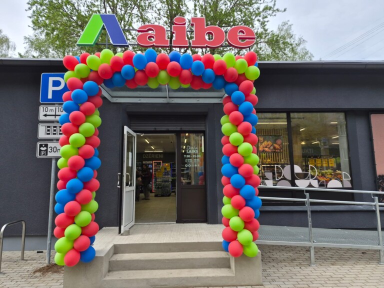 Atjaunots AIBE veikals Rīgā, Salaspils ielā 12 k-7